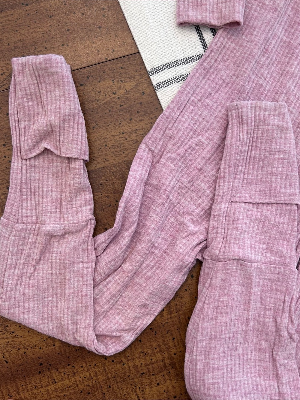Little Sleepies Bamboo Pink Ribbed Footie PJs Toddler Girls 2T - Picture 11 of 11